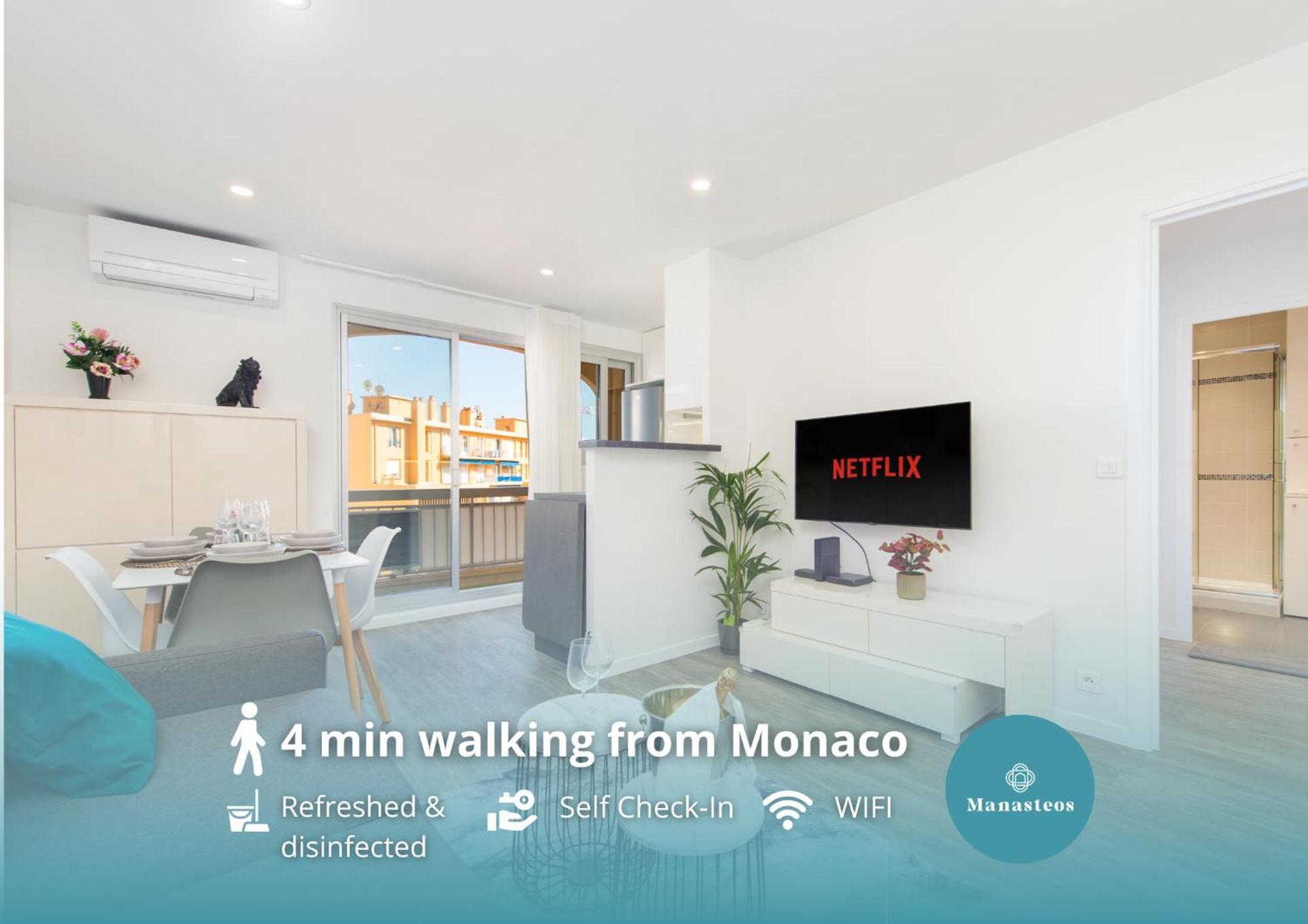 Monaco A Pied - Spacieux Appartement - Balcon - Ca Beausoleil Zewnętrze zdjęcie